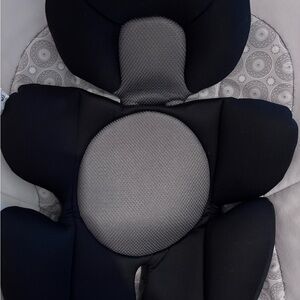 Black and Gray Infant Car Seat Insert